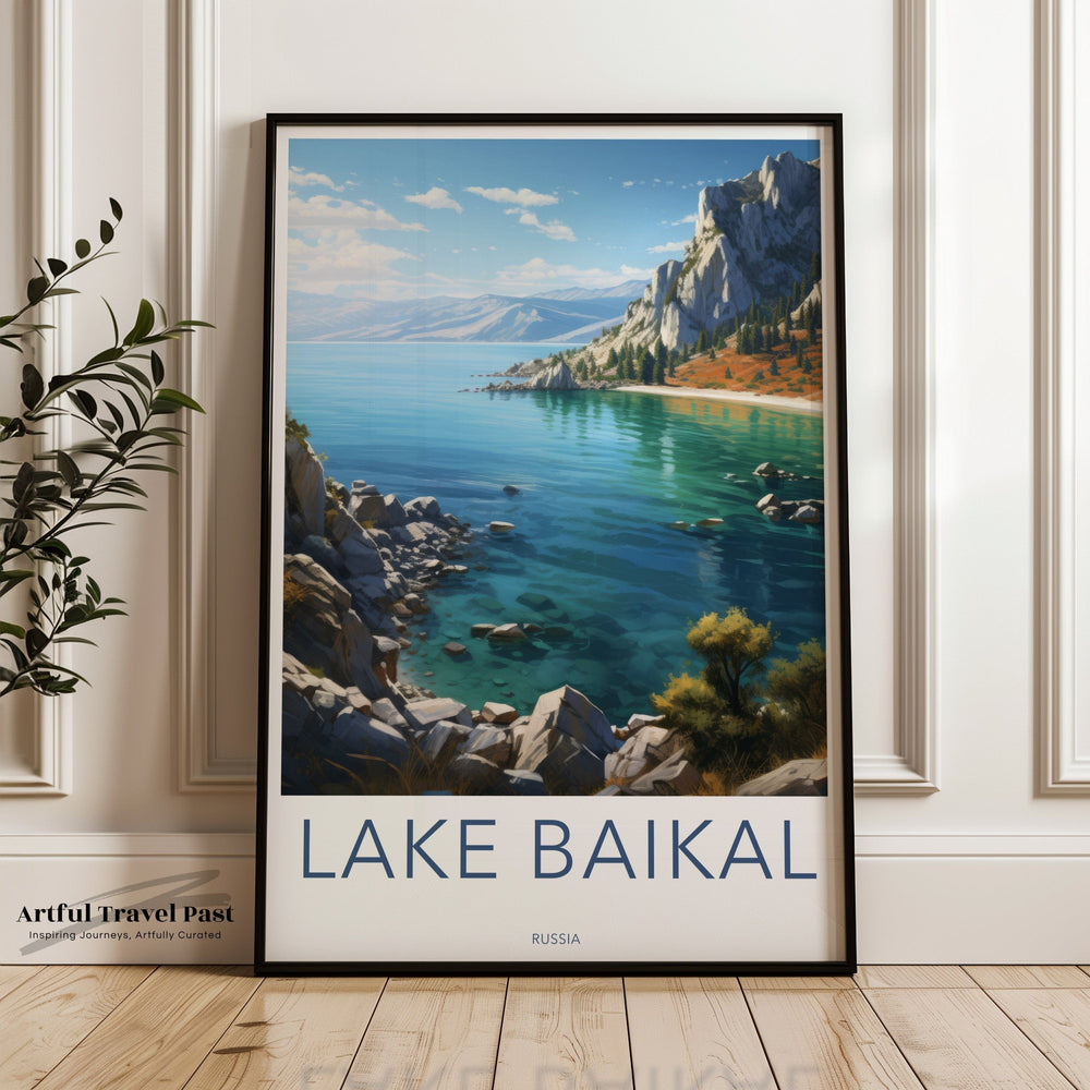 Lake Baikal Poster | Russia Wall Art | Eastern Europe Artwork