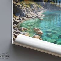 Lake Baikal Poster | Russia Wall Art | Eastern Europe Artwork