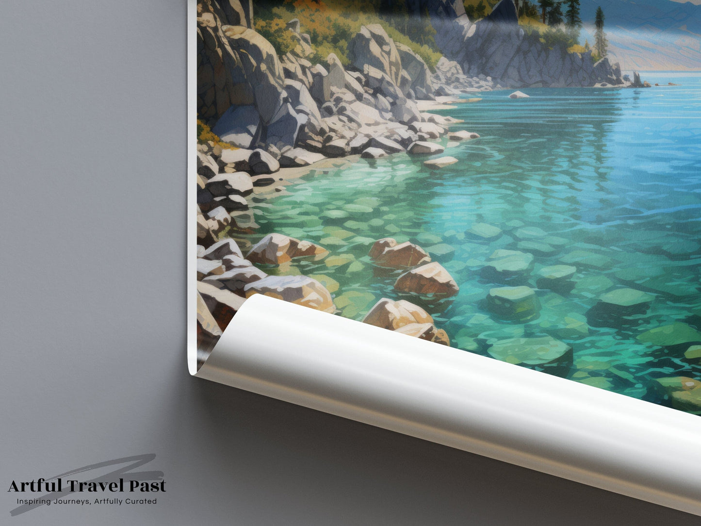 Lake Baikal Poster | Russia Wall Art | Eastern Europe Artwork