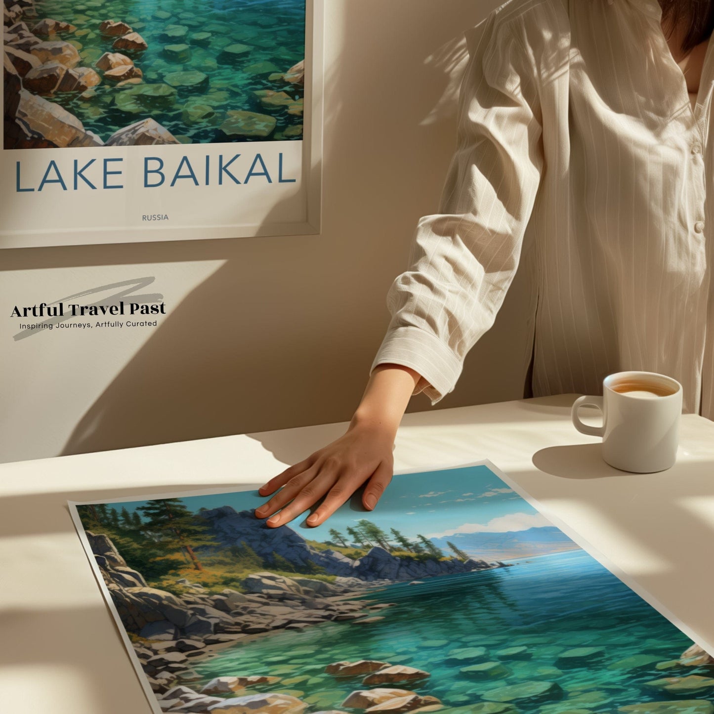 Lake Baikal Poster | Russia Wall Art | Eastern Europe Artwork
