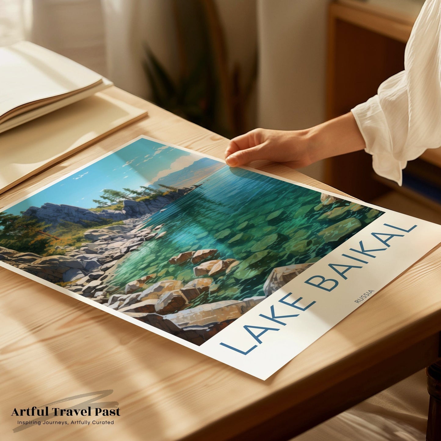 Lake Baikal Poster | Russia Wall Art | Eastern Europe Artwork
