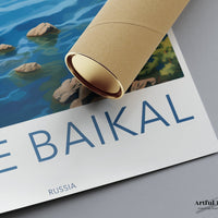 Lake Baikal Poster | Russia Wall Art | Eastern Europe Decor