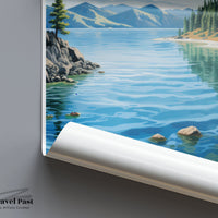 Lake Baikal Poster | Russia Wall Art | Eastern Europe Decor