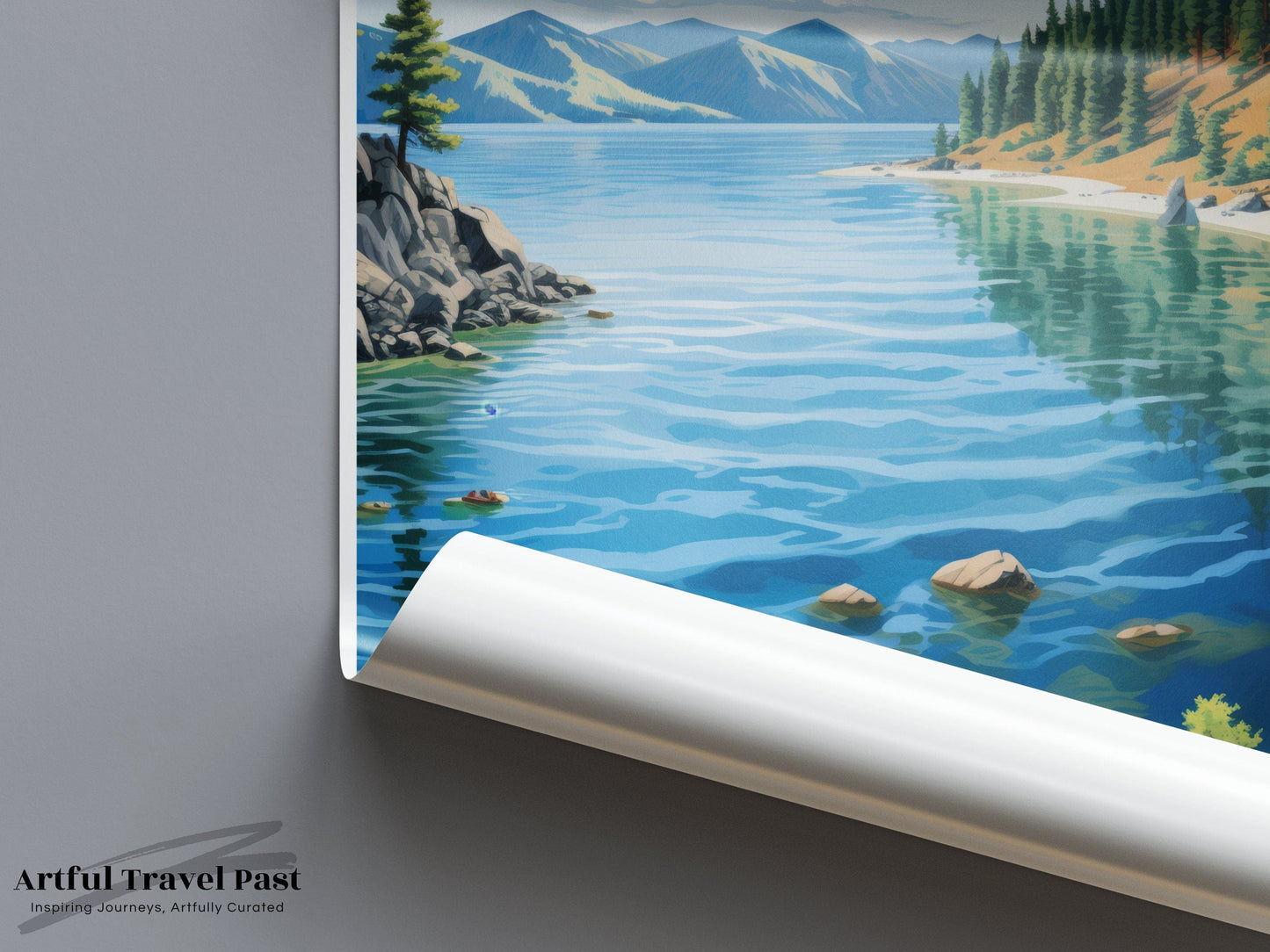 Lake Baikal Poster | Russia Wall Art | Eastern Europe Decor