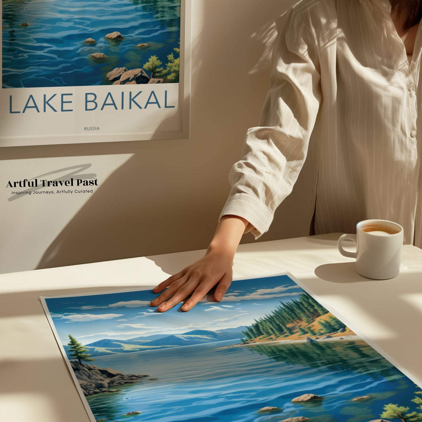 Lake Baikal Poster | Russia Wall Art | Eastern Europe Decor