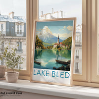 Lake Bled Poster - Slovenia Wall Art