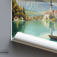 Lake Bled Poster - Slovenia Wall Art
