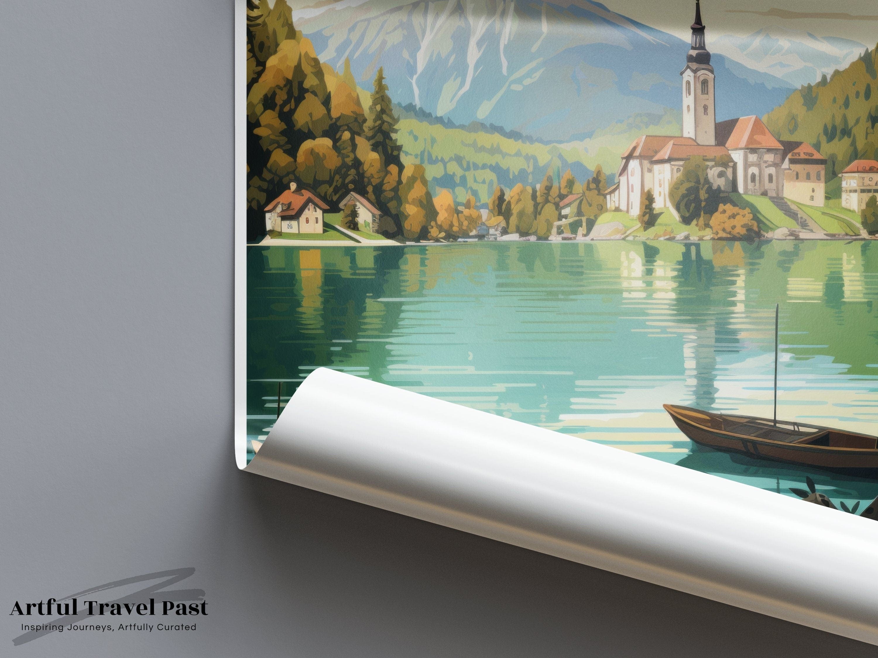 Lake Bled Poster - Slovenia Wall Art