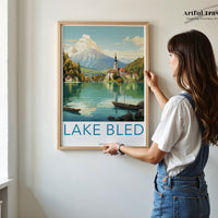 Lake Bled Poster - Slovenia Wall Art
