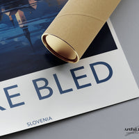 Lake Bled Poster - Slovenia Wall Art