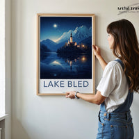 Lake Bled Poster - Slovenia Wall Art