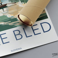 Lake Bled Poster - Slovenia Wall Art