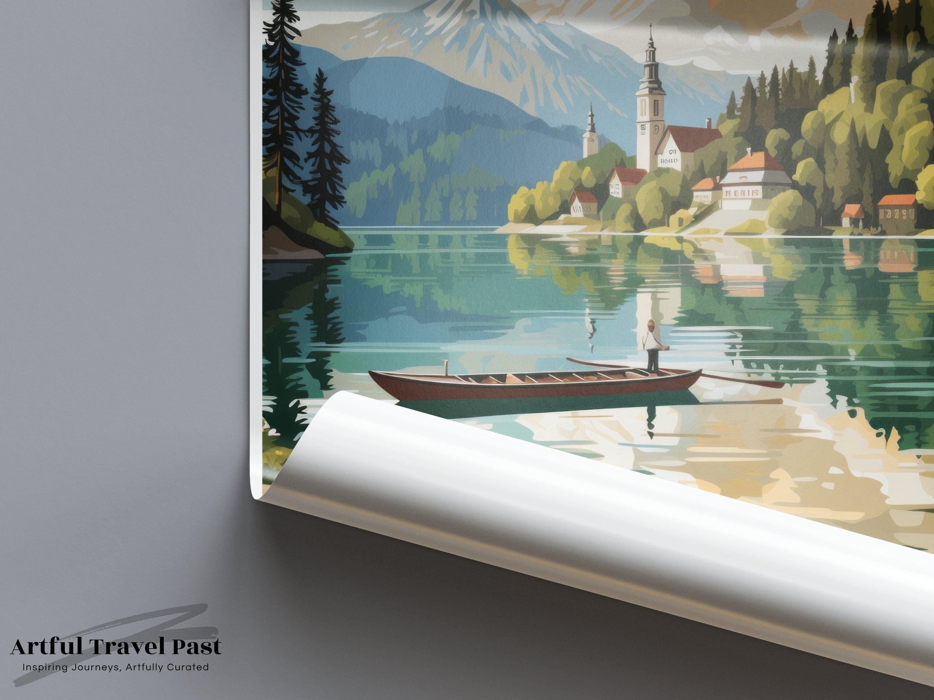 Lake Bled Poster - Slovenia Wall Art