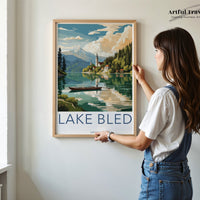 Lake Bled Poster - Slovenia Wall Art
