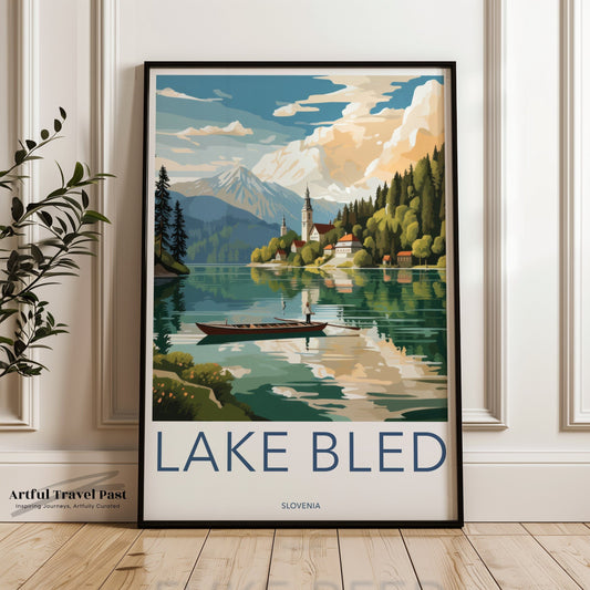 Lake Bled Poster - Slovenia Wall Art