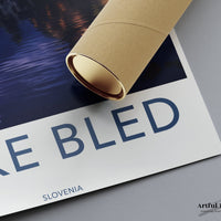 Lake Bled Poster | Slovenia Wall Art | Eastern Europe Decor