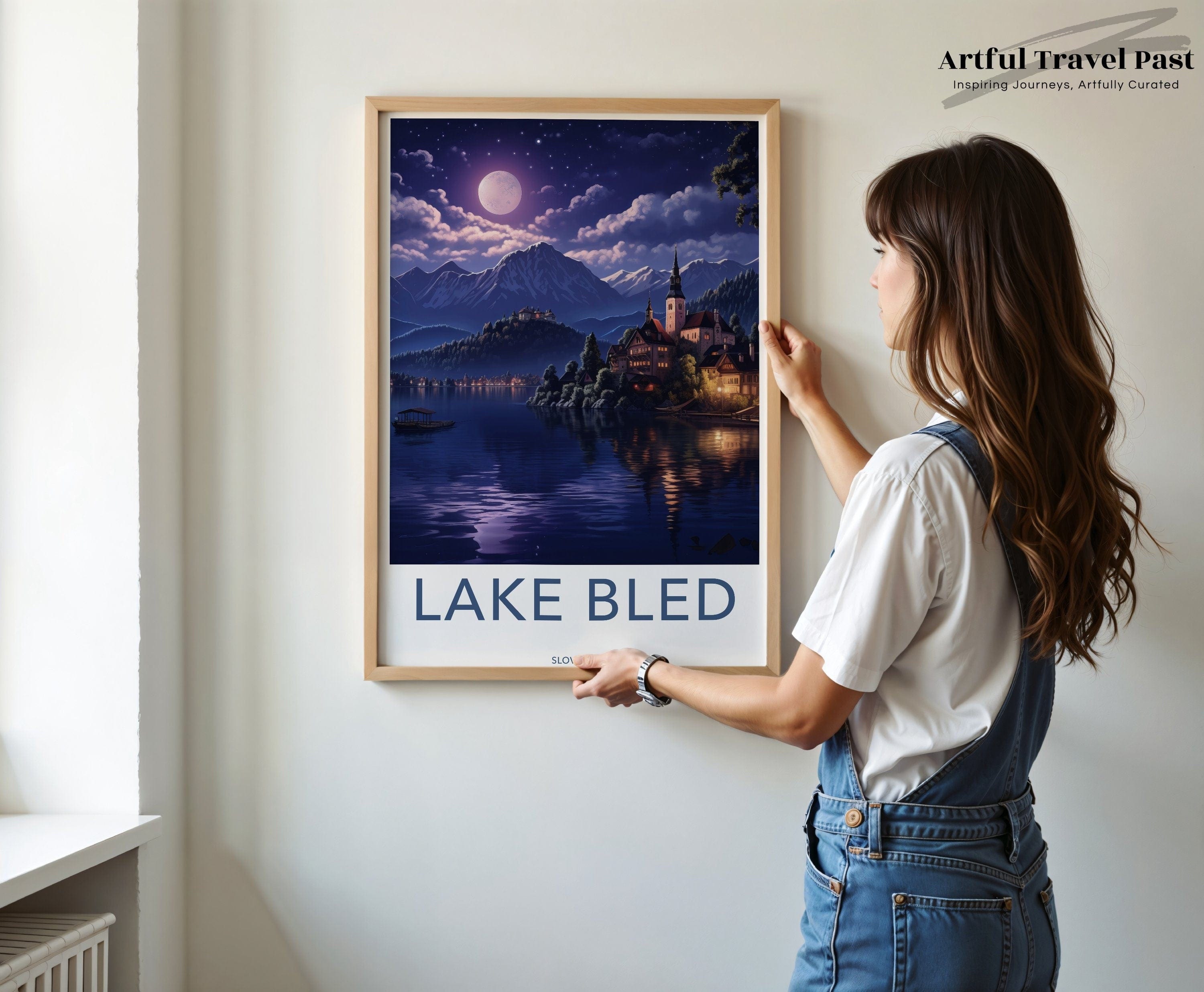 Lake Bled Poster | Slovenia Wall Art | Eastern Europe Decor