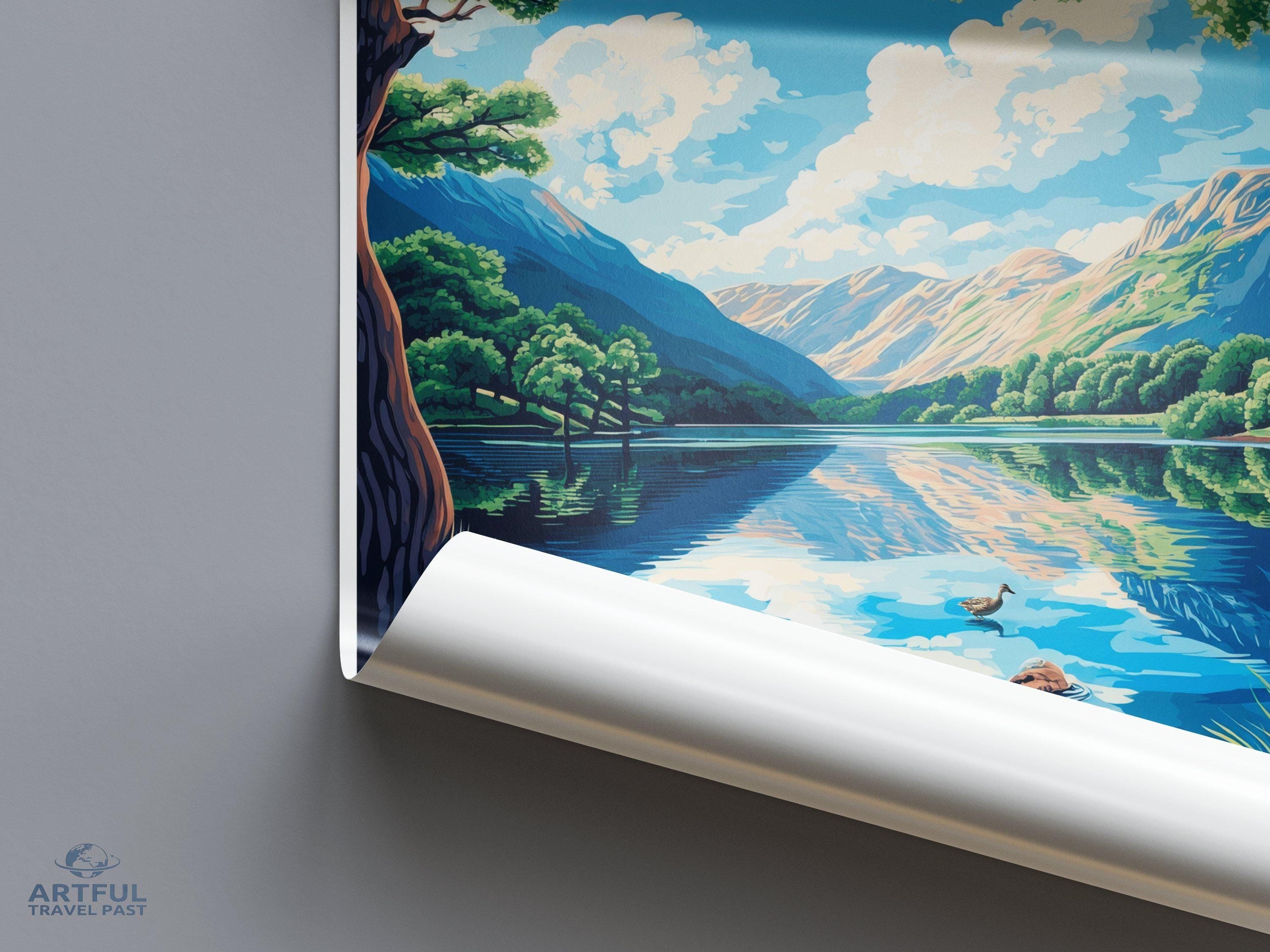 Lake District National Park Poster | England Wall Art