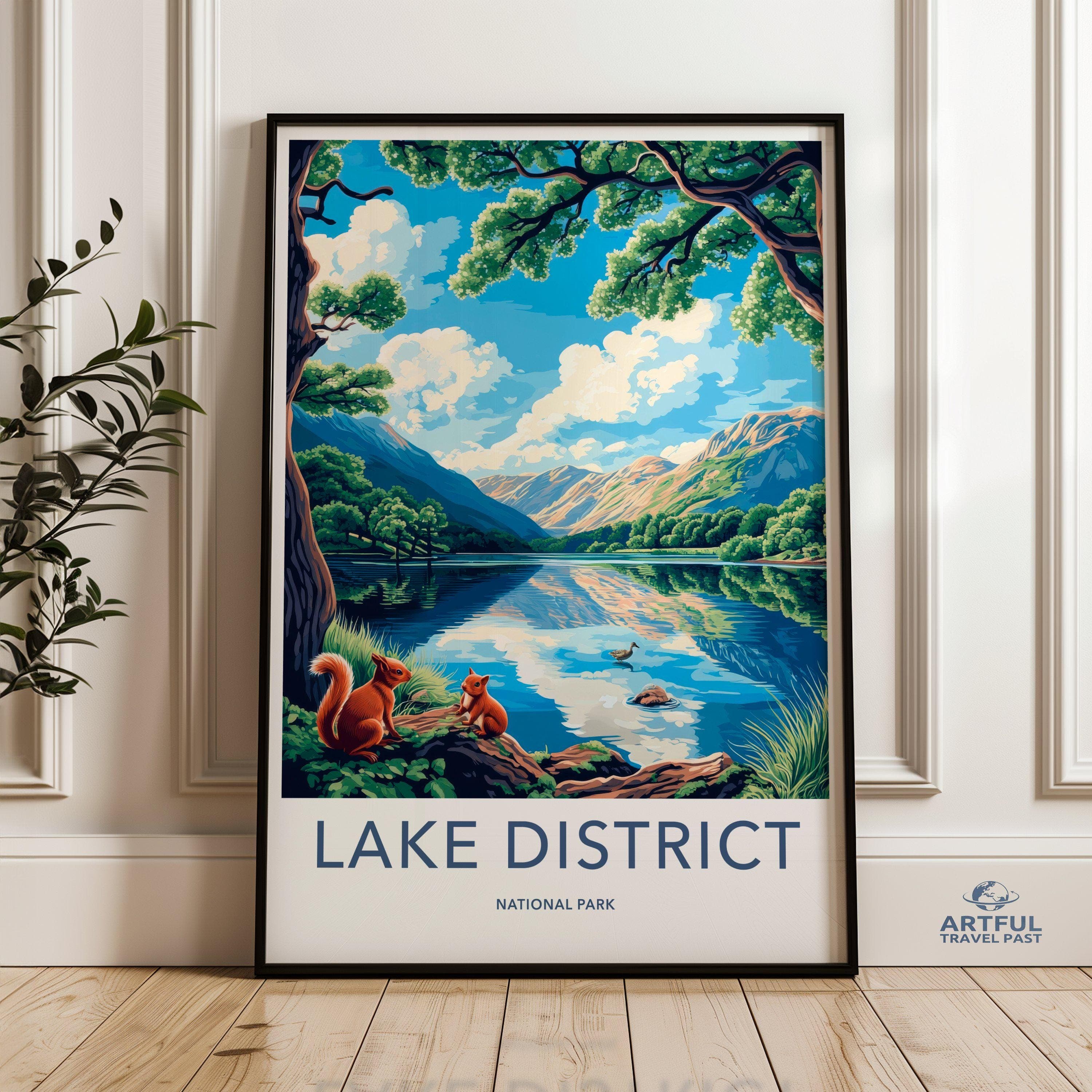 Lake District National Park Poster | England Wall Art