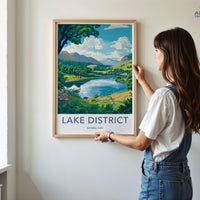 Lake District National Park Poster | England Wall Art