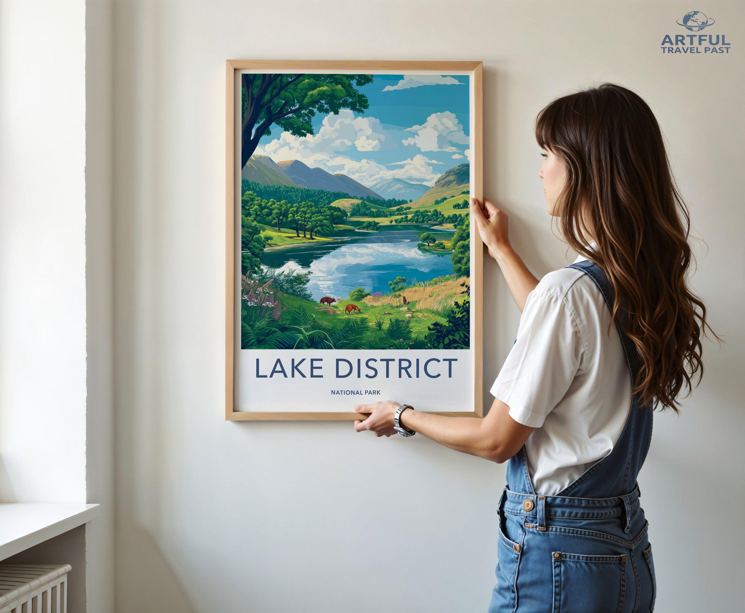 Lake District National Park Poster | England Wall Art