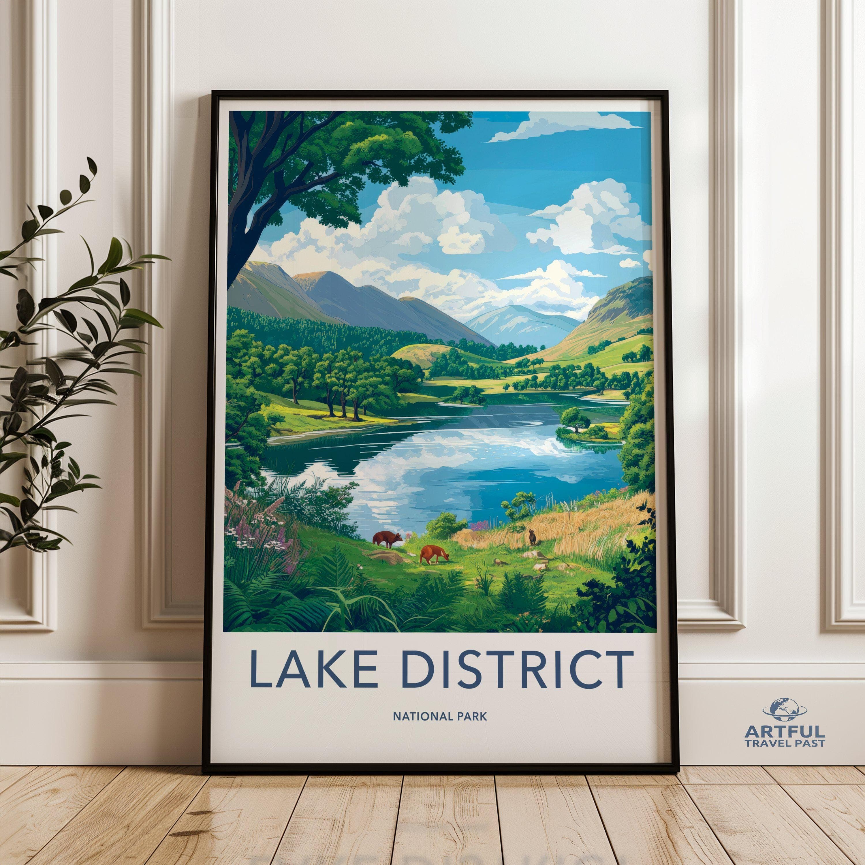 Lake District National Park Poster | England Wall Art