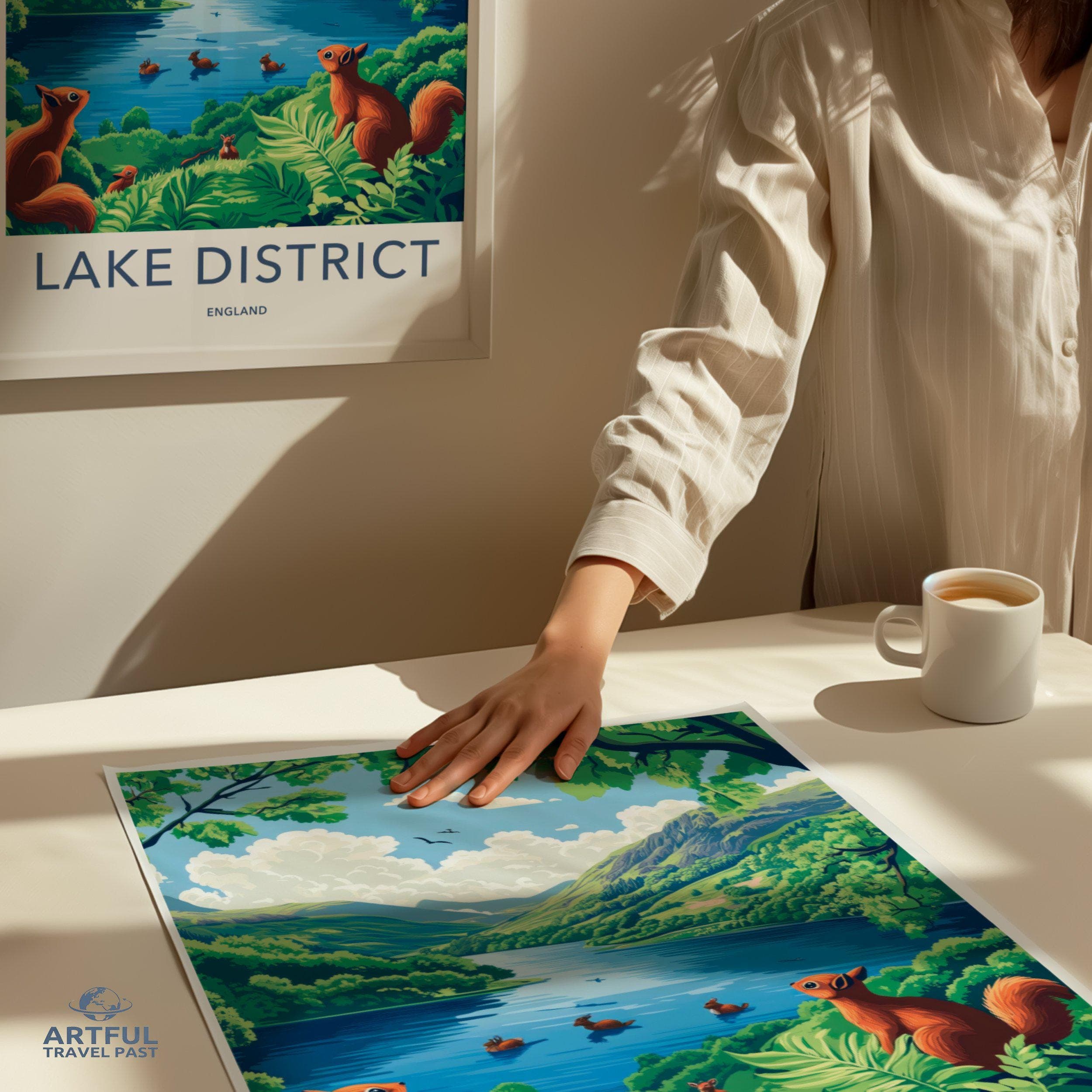 Lake District National Park Poster | England Wall Art