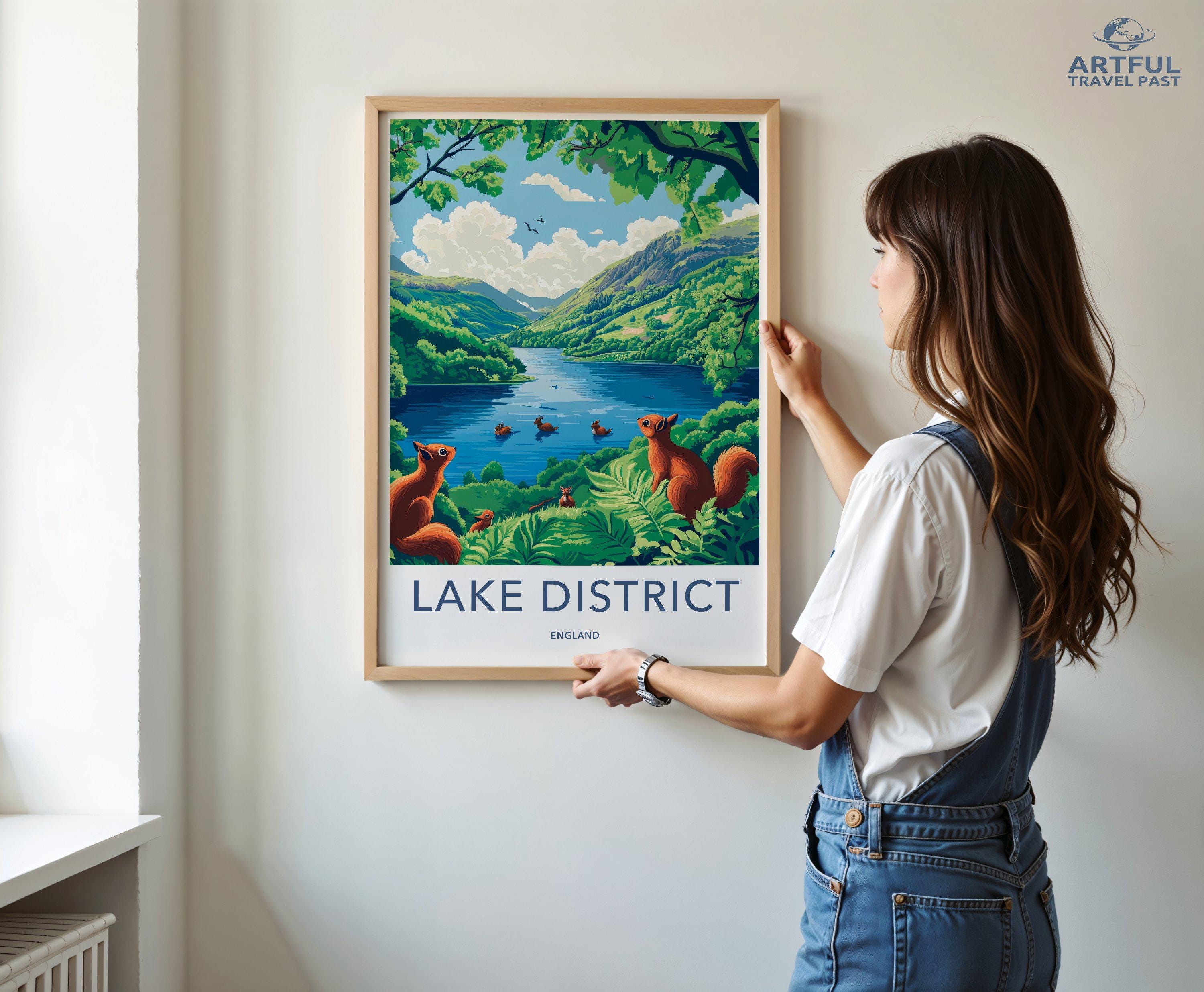 Lake District National Park Poster | England Wall Art