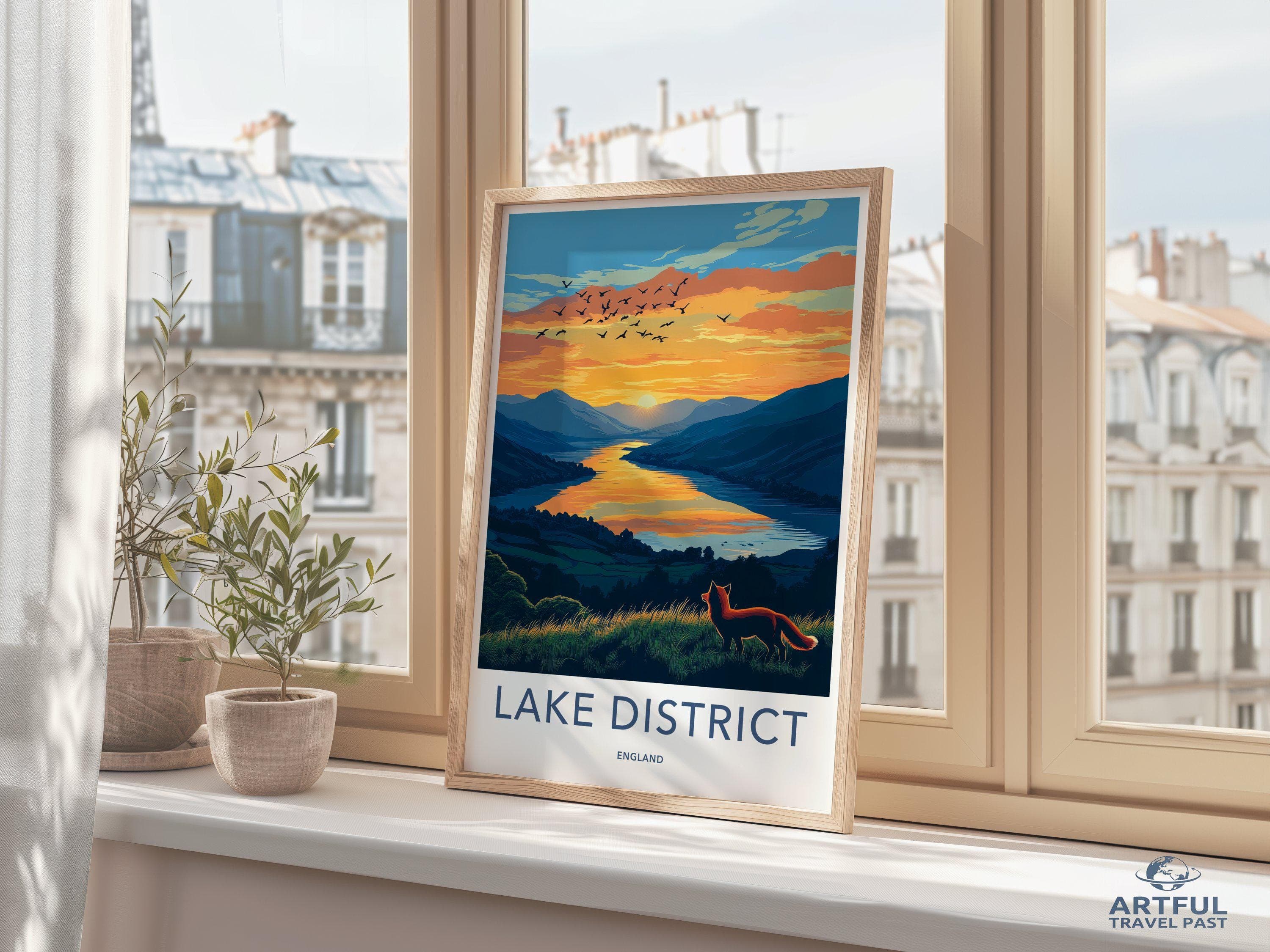 Lake District National Park Poster | England Wall Art