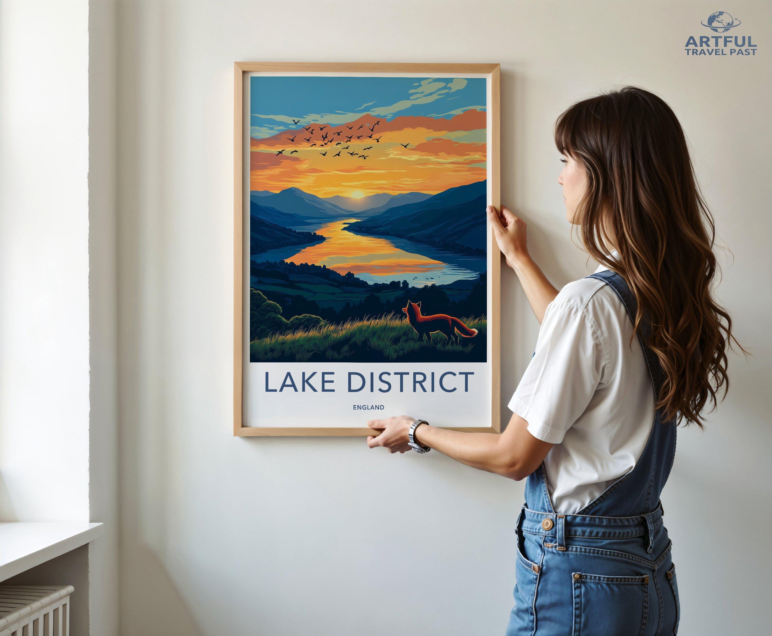 Lake District National Park Poster | England Wall Art