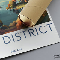 Lake District Poster | British Decor | England Wall Art
