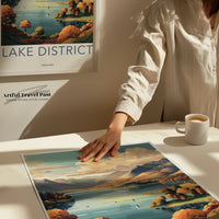 Lake District Poster | British Decor | England Wall Art