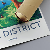Lake District Poster - England Wall Art