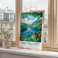 Lake District Poster - England Wall Art
