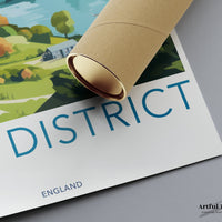 Lake District Poster | England Wall Art | UK Decor