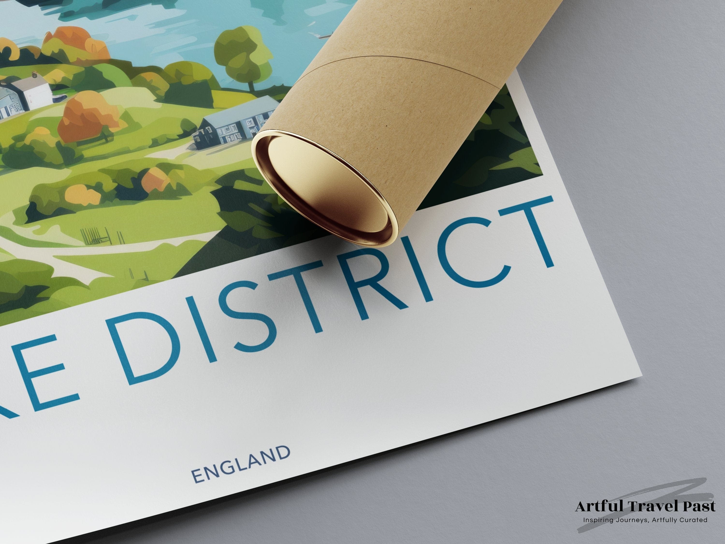 Lake District Poster | England Wall Art | UK Decor