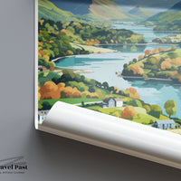 Lake District Poster | England Wall Art | UK Decor