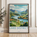 Lake District Poster | England Wall Art | UK Decor