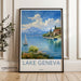 Lake Geneva Poster - Switzerland Wall Art