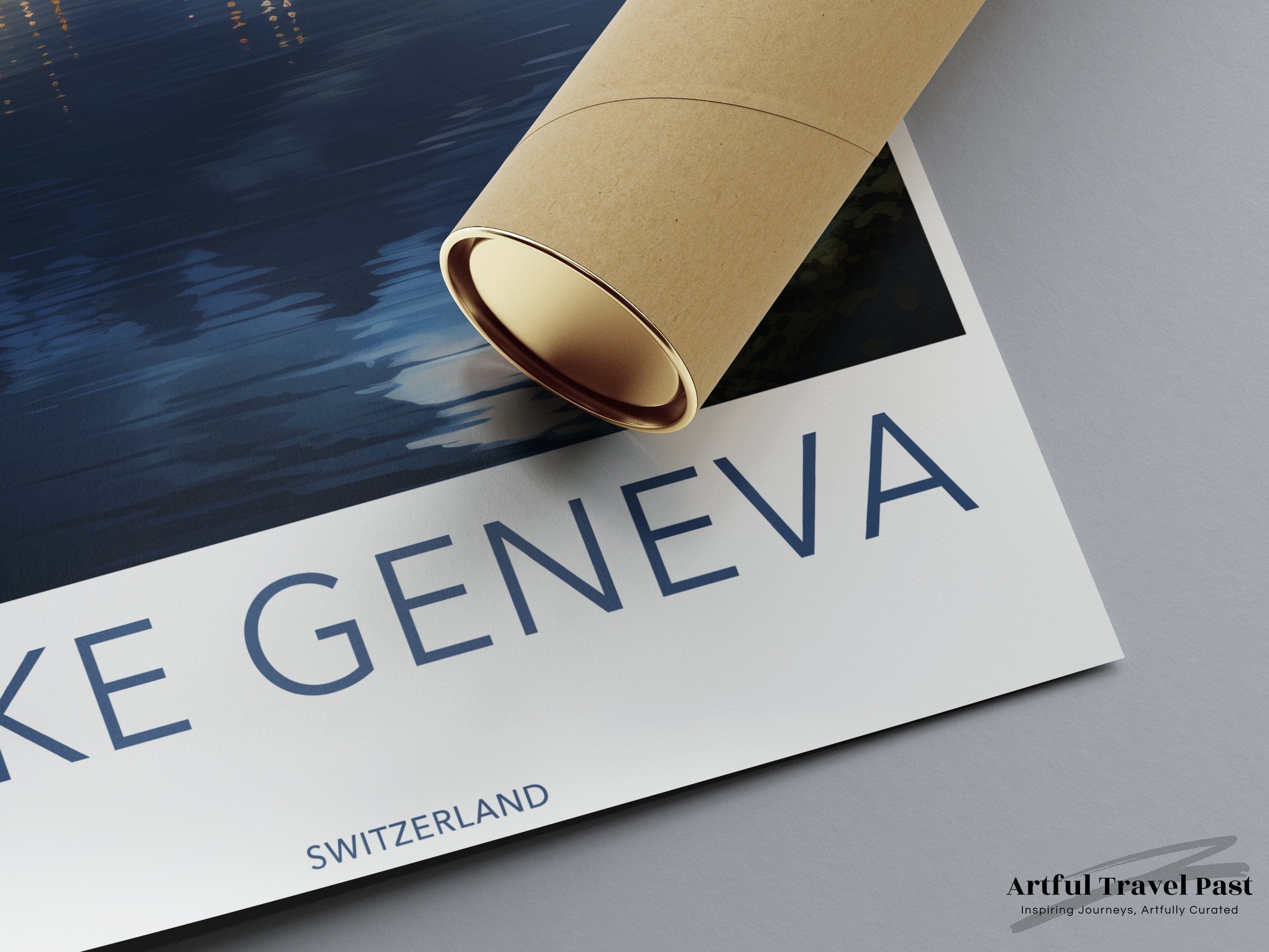 Lake Geneva Poster - Switzerland Wall Art