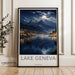 Lake Geneva Poster - Switzerland Wall Art