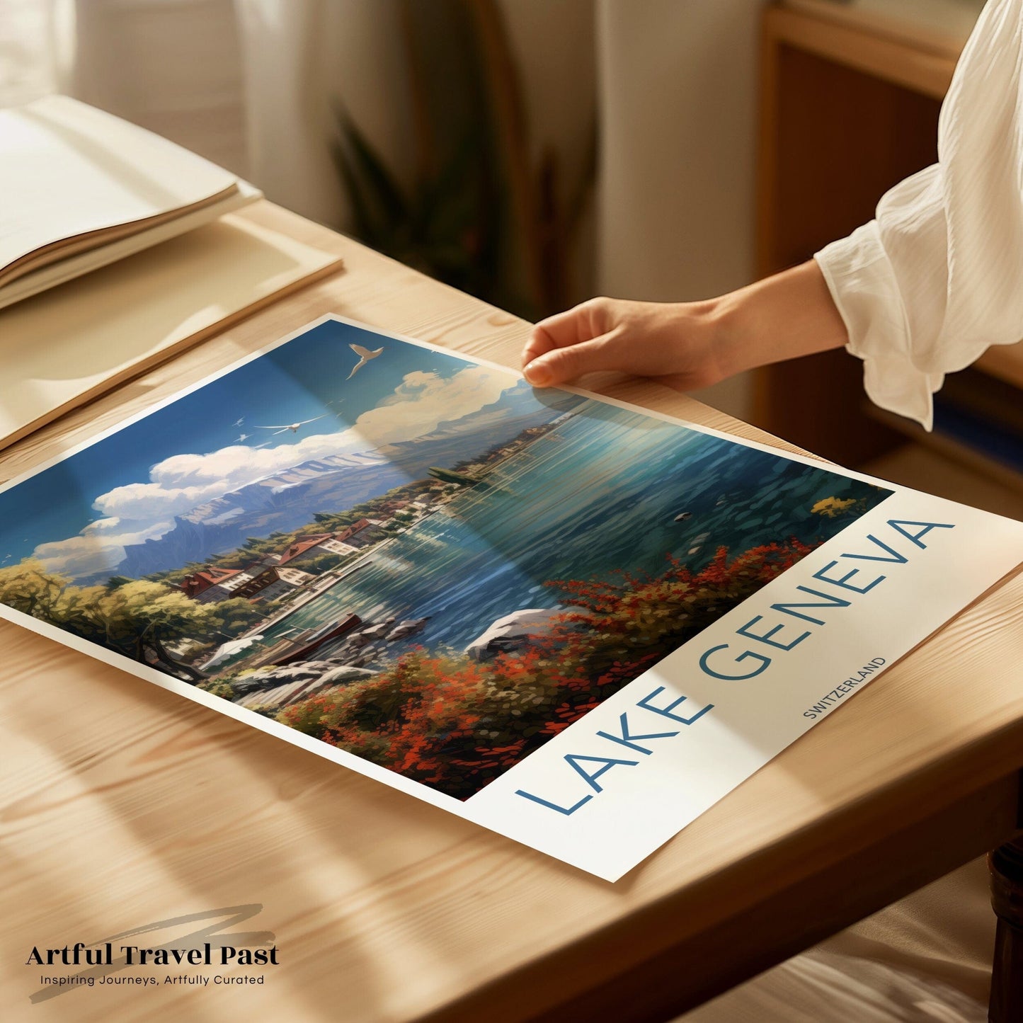Lake Geneva Poster - Switzerland Wall Art