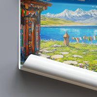 Lake Manasarovar Poster - Tibet Wall Art