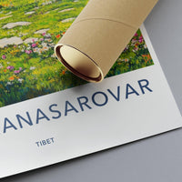 Lake Manasarovar Poster - Tibet Wall Art