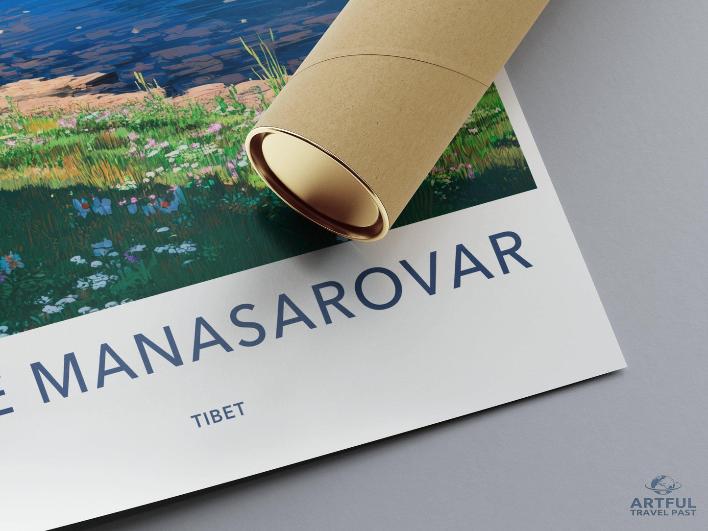 Lake Manasarovar Poster - Tibet Wall Art