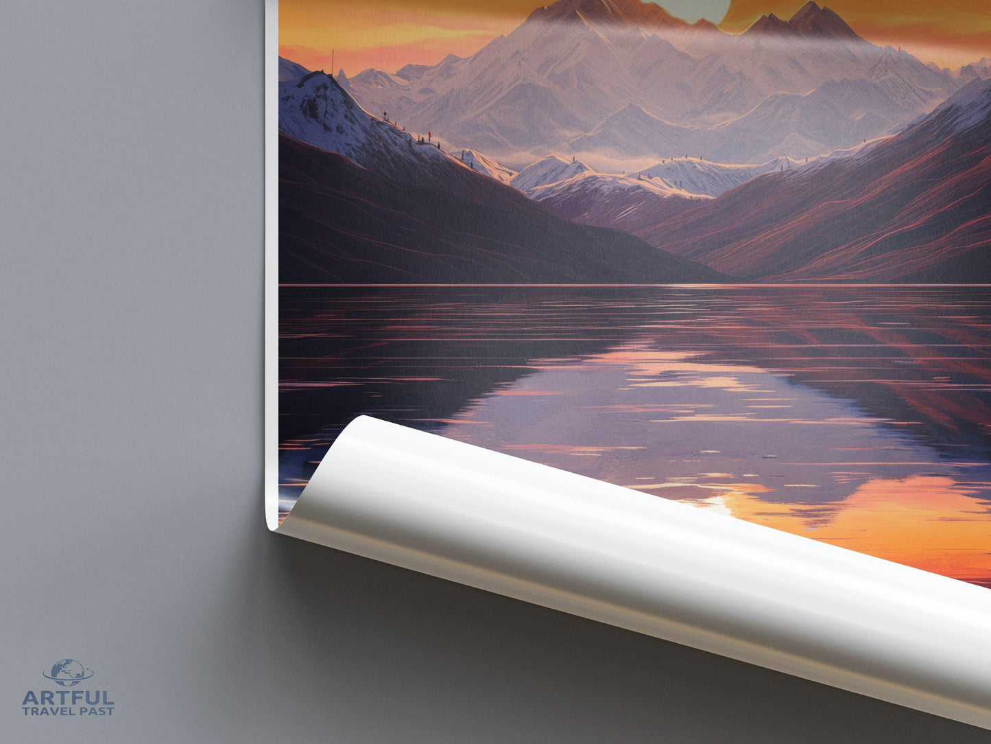 Lake Manasarovar Poster - Tibet Wall Art