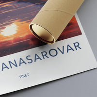 Lake Manasarovar Poster - Tibet Wall Art