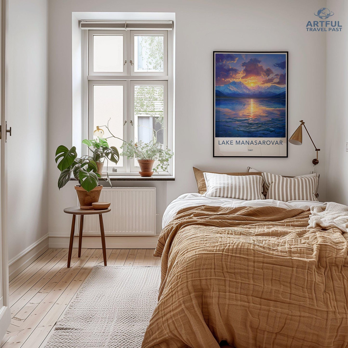 Lake Manasarovar Poster - Tibet Wall Art