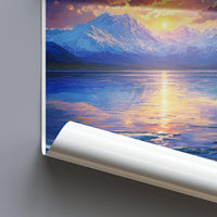 Lake Manasarovar Poster - Tibet Wall Art