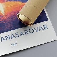 Lake Manasarovar Poster - Tibet Wall Art